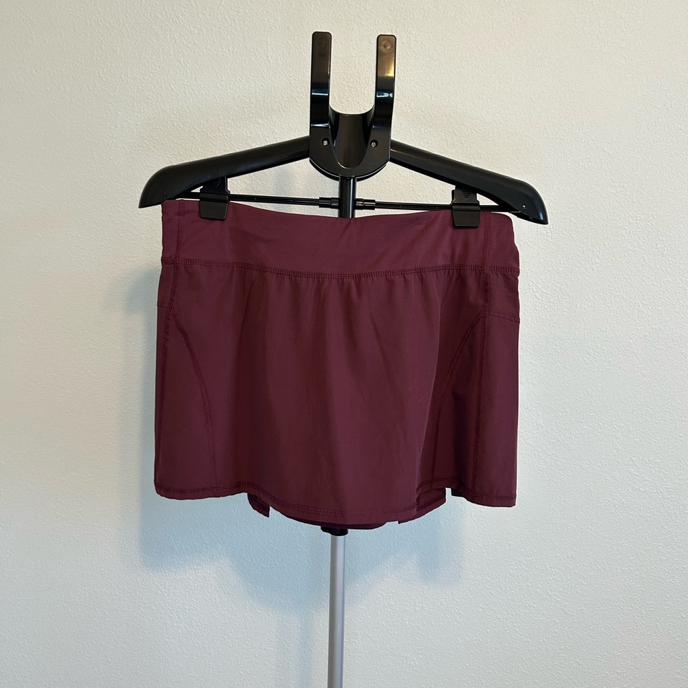 ANTONIO MELANI Deep Red Women's Skort